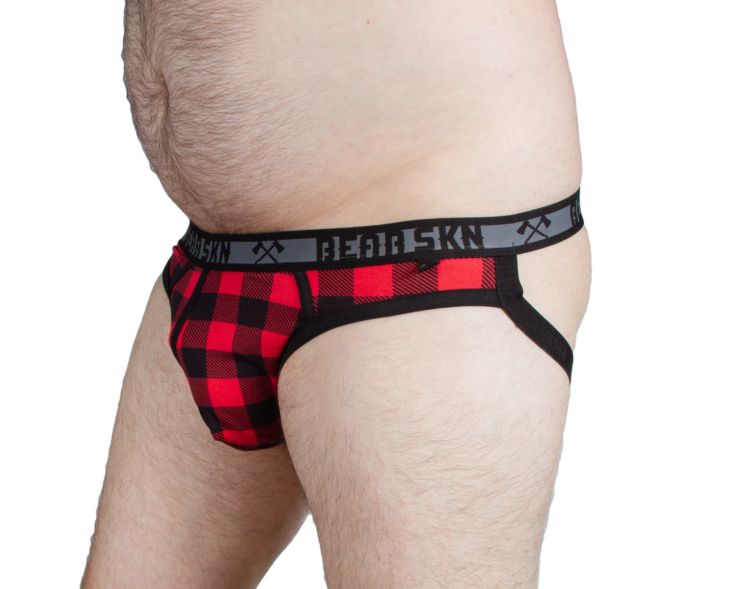 Bear Skn Jock Strap - Backwoods Red 2.5