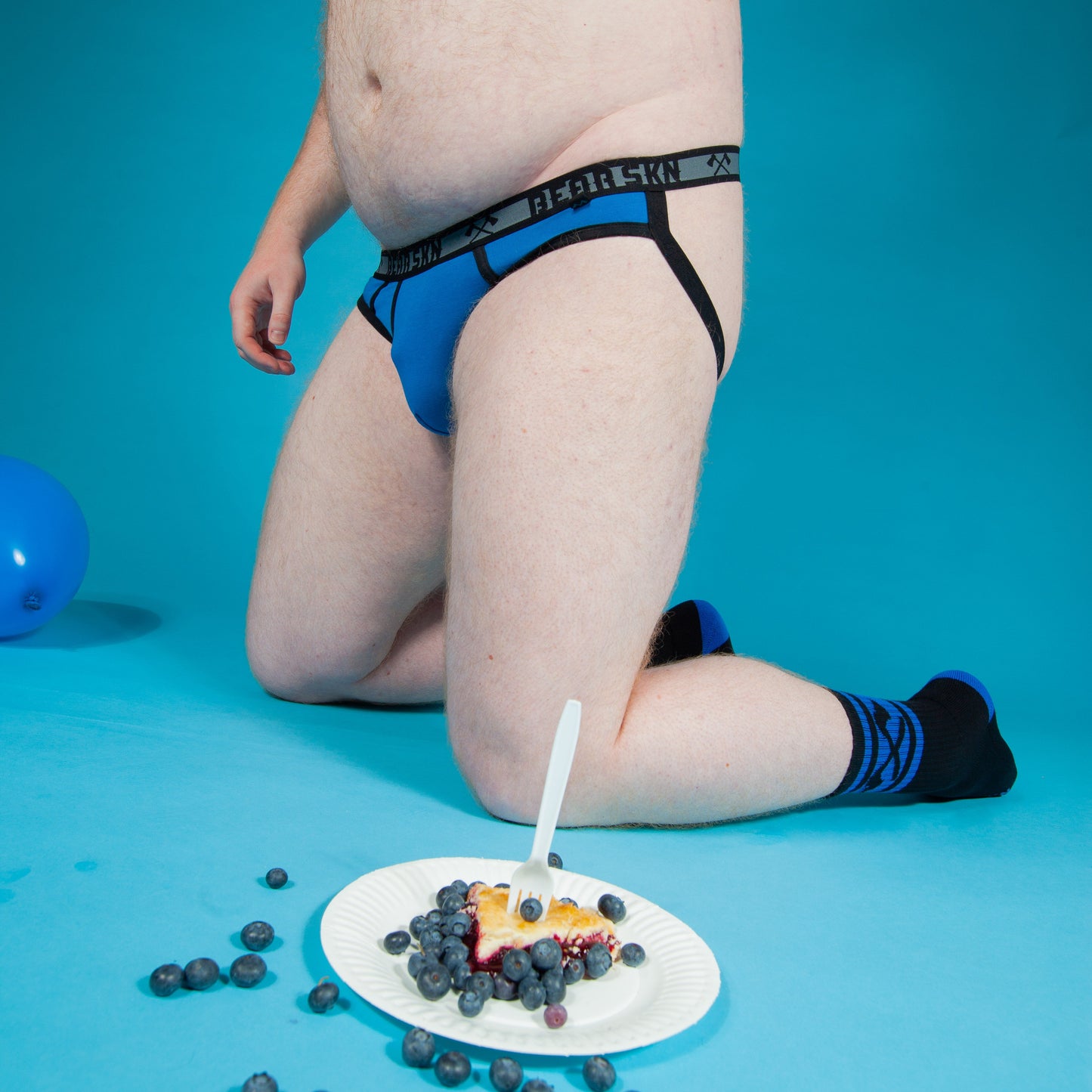 Bear Skn Jock Strap - Blueberry