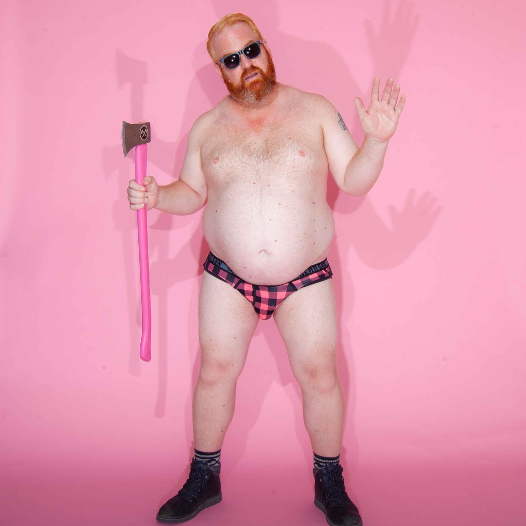 Bear Skn Jock Strap - Bearbie Pink Backwoods