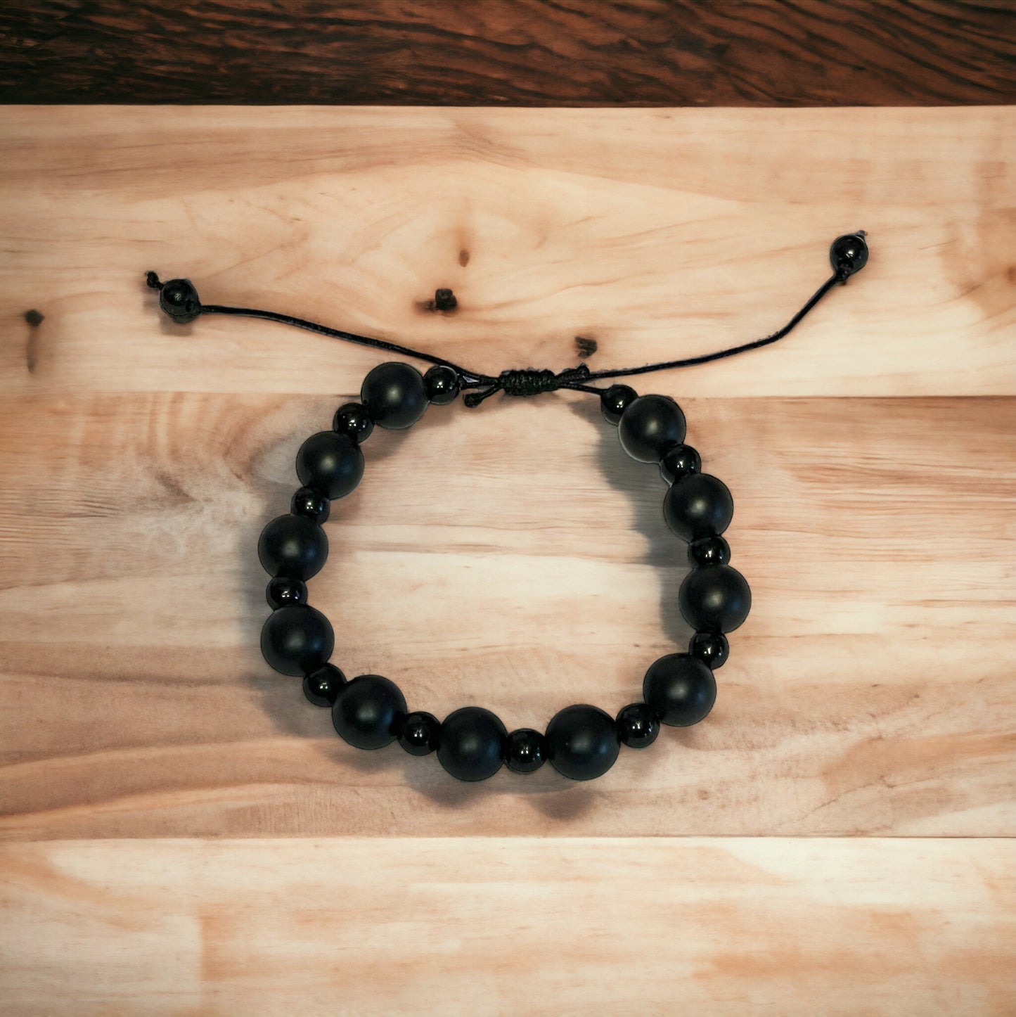 Onyx Black Stackable Bracelet