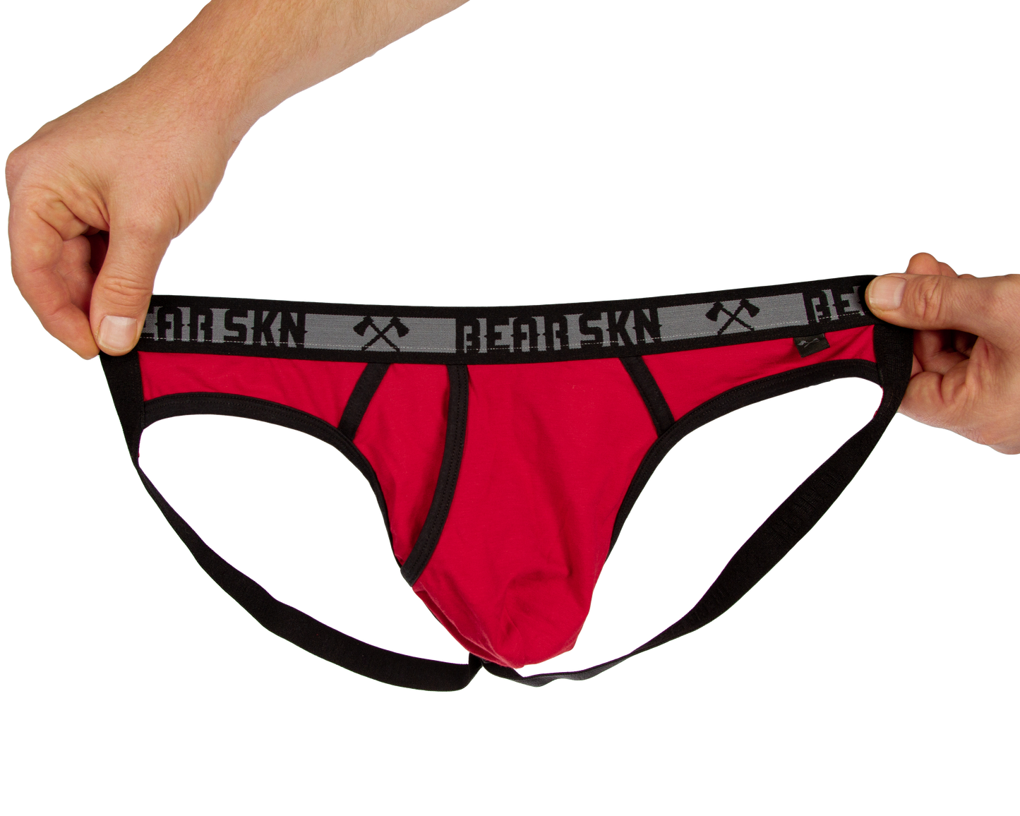 Bear Skn Jock Strap - Raspberry